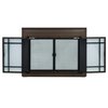 Fireplace Glass Doors Easton Small Burnished Bronze EA-5010BB